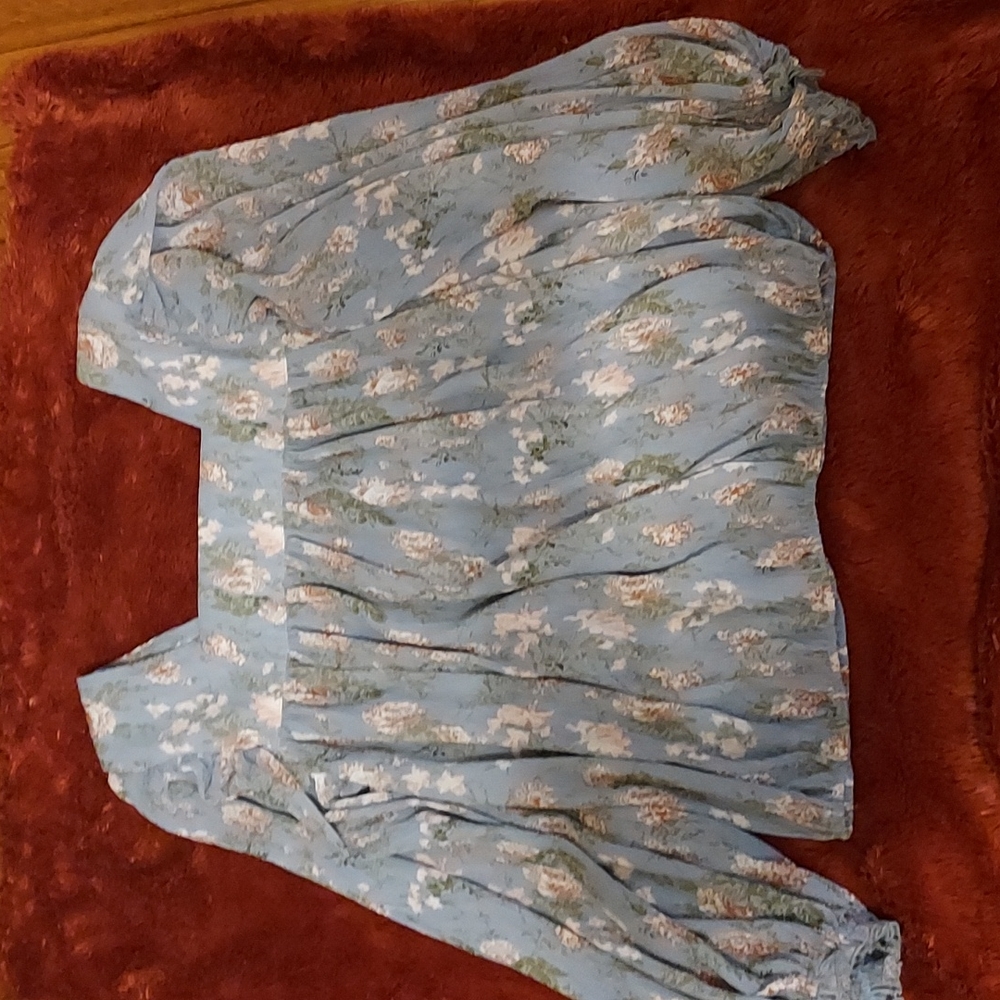 Altar'd State Floral Blouse